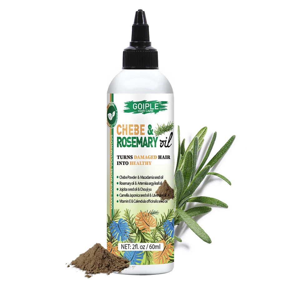 GOIPLE Chebe & Rosemary Essential Oil Moisturizing and Nourishing Hair Product Promote Healthy Hair Oil Smooth Shiny Conditioner