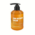 280ml Curly Hair Cream Black Castor Oil Moisturizing Hair Styling Cream Hair Smoothing Anti-Frizz Wavy Hair Defining Cream